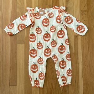 NWT Mudpie Pumpkin Onepiece Outfit